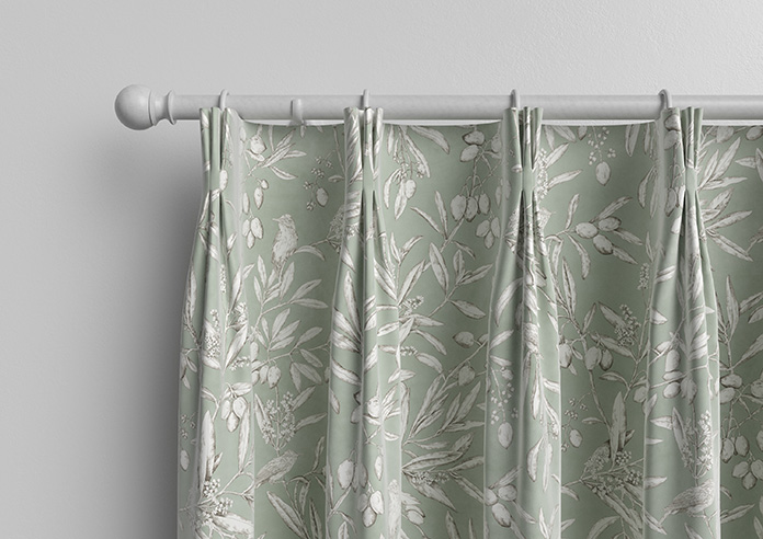 Aviary Velvet, Eucalyptus - Made to Measure Curtain - Image 11